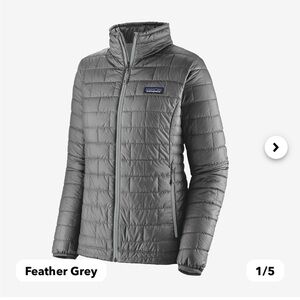 Women's Nano Puff® Jacket Size XS. Color: Feather Grey